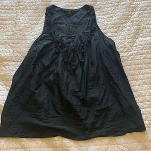 GAP Semi Sheer Tank w/ Attached Necklace